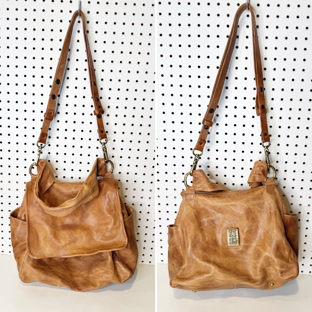 A.S.98 | Slouchy Messenger Style Crossbody Tote